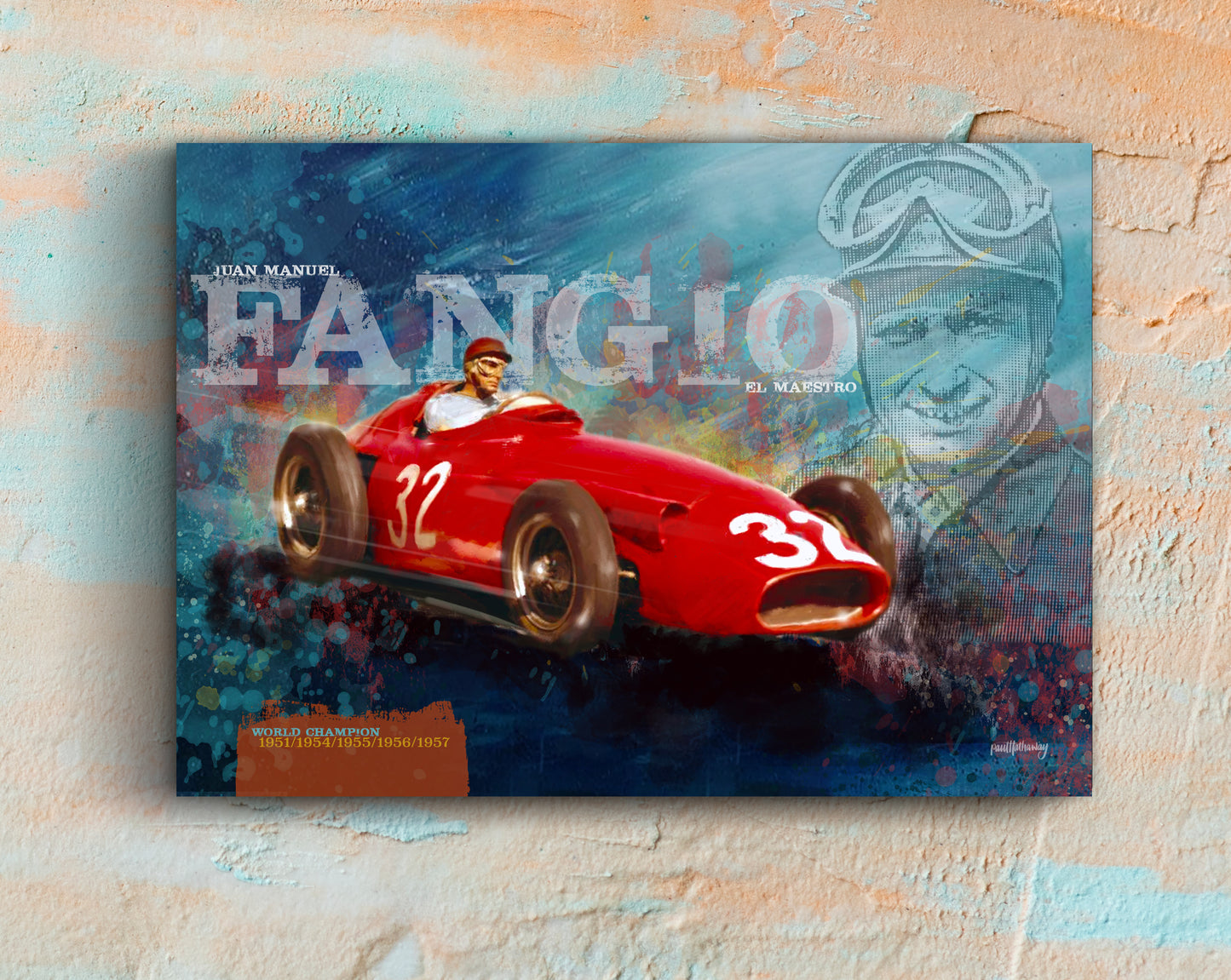 fangio canvas art print