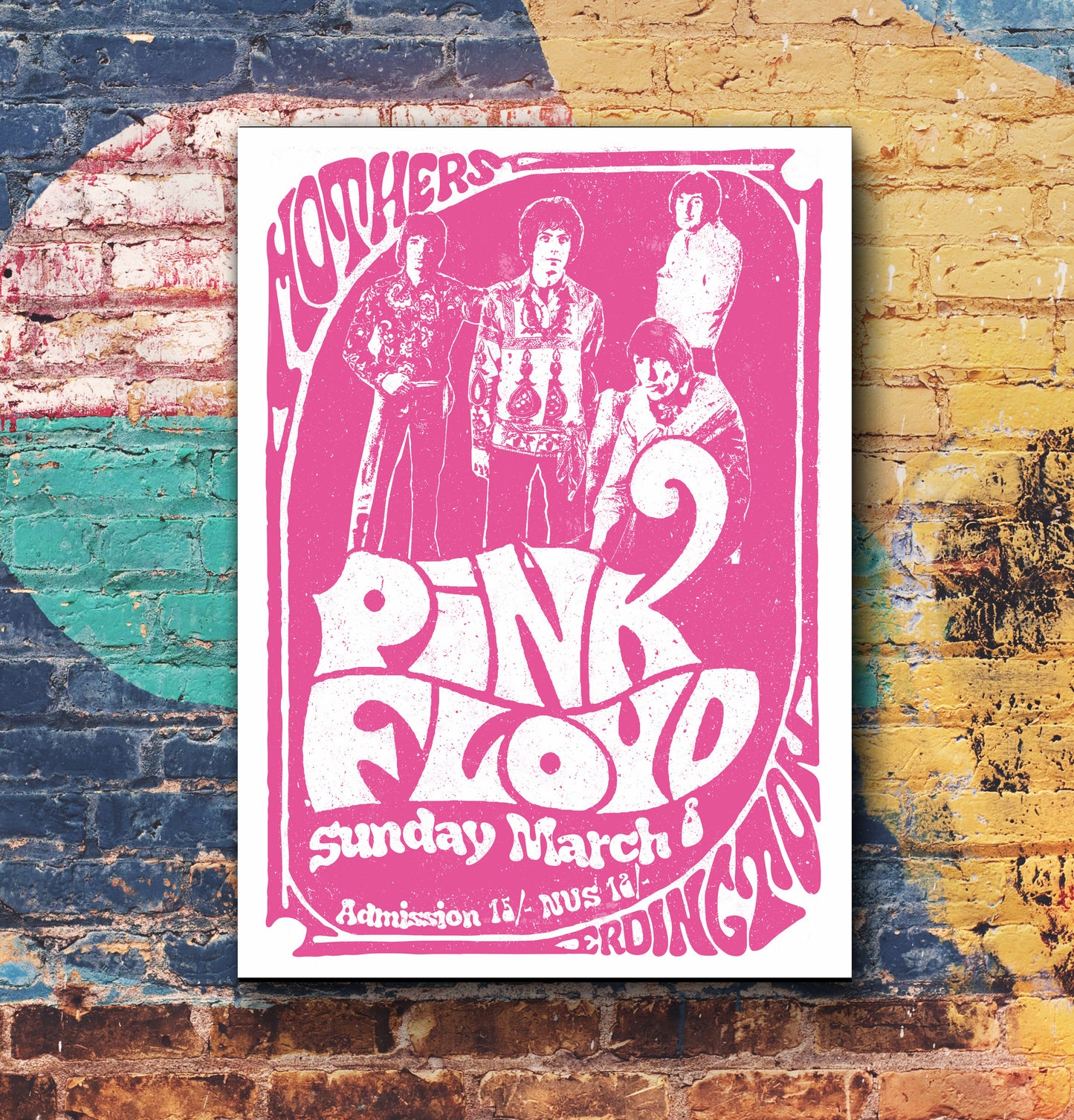 pink floyd canvas print