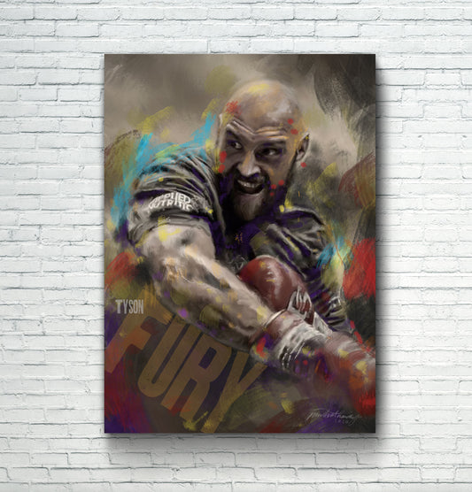 Tyson Fury, gypsy king, poster