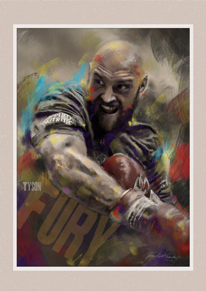 Tyson Fury - Boxing Art Print