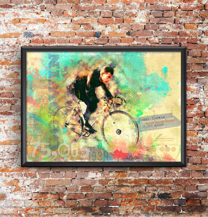 Tommy Godwin - Cycling Art Print