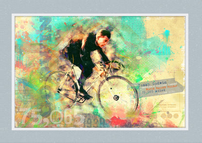 Tommy Godwin - Cycling Art Print