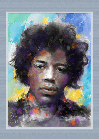 Jimi Hendrix 1 - Music Art Print