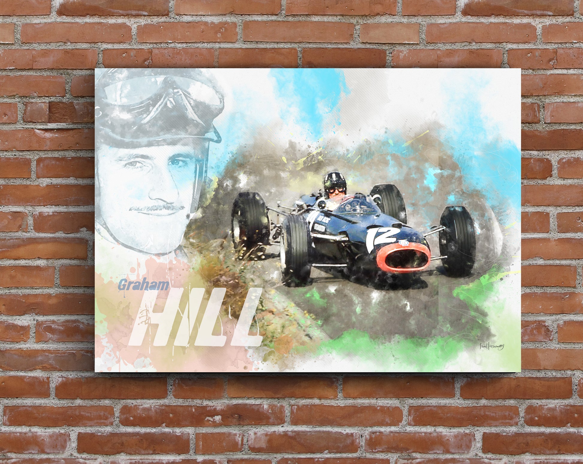 graham hill, canvas art