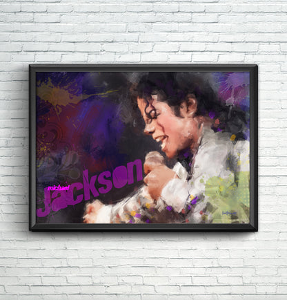 Michael Jackson 1 - Music Art Print