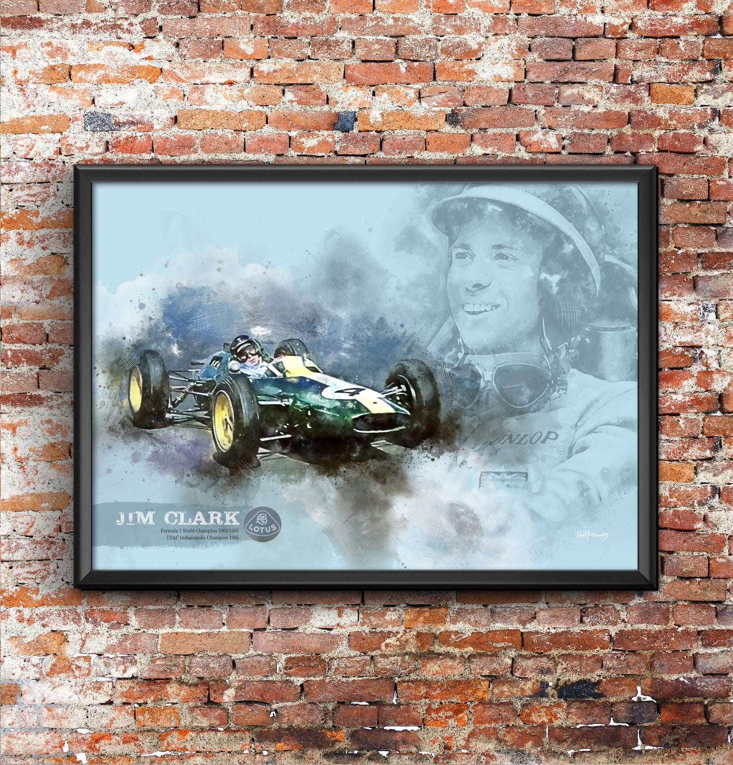 Formula 1 World Champions F1 Paintings Printed on Canvas