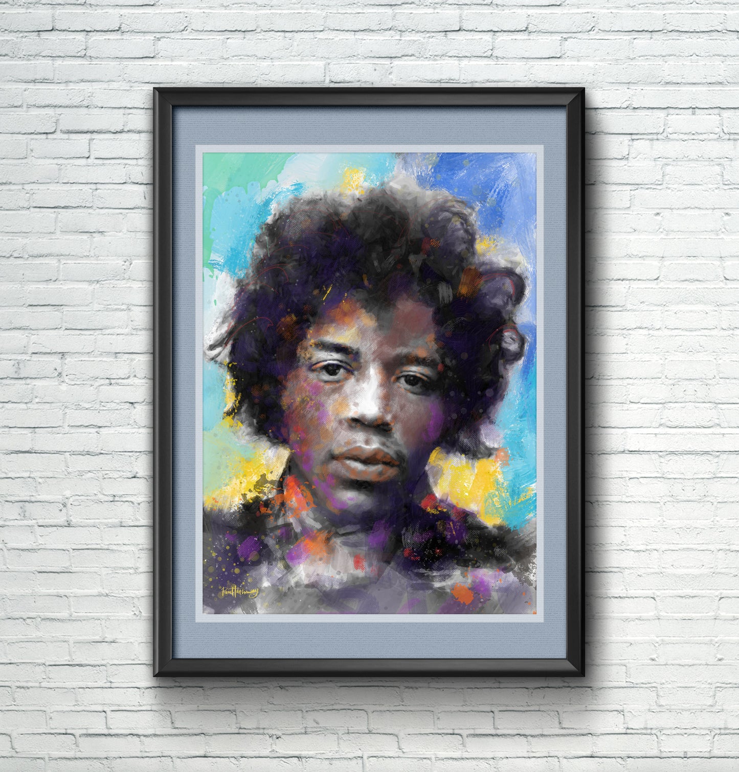 jimi hendrix poster print