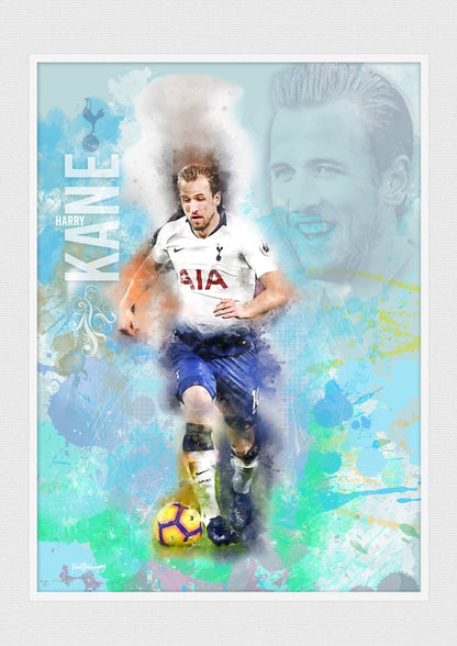 Harry Kane, Tottenham Hotspur - Football Art Print