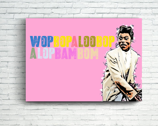 rock and roll canvas print