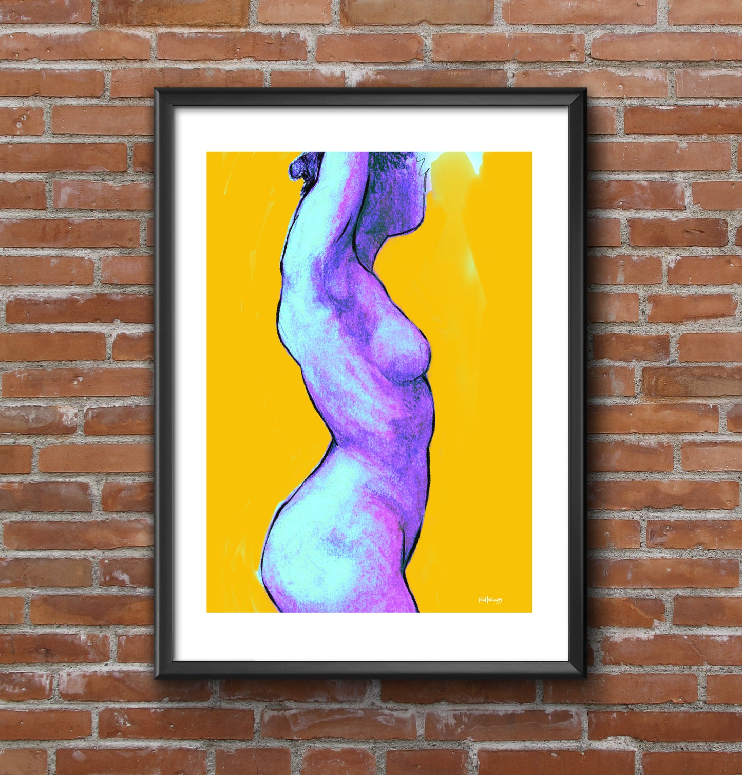 Nude Figure Study - Wall Art Print