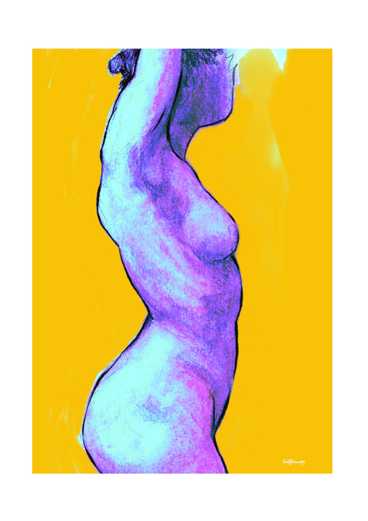 Nude Figure Study - Wall Art Print