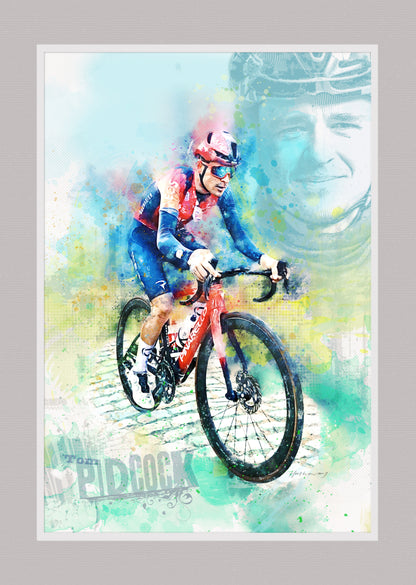 Tom Pidcock - Cycling Art Print 2