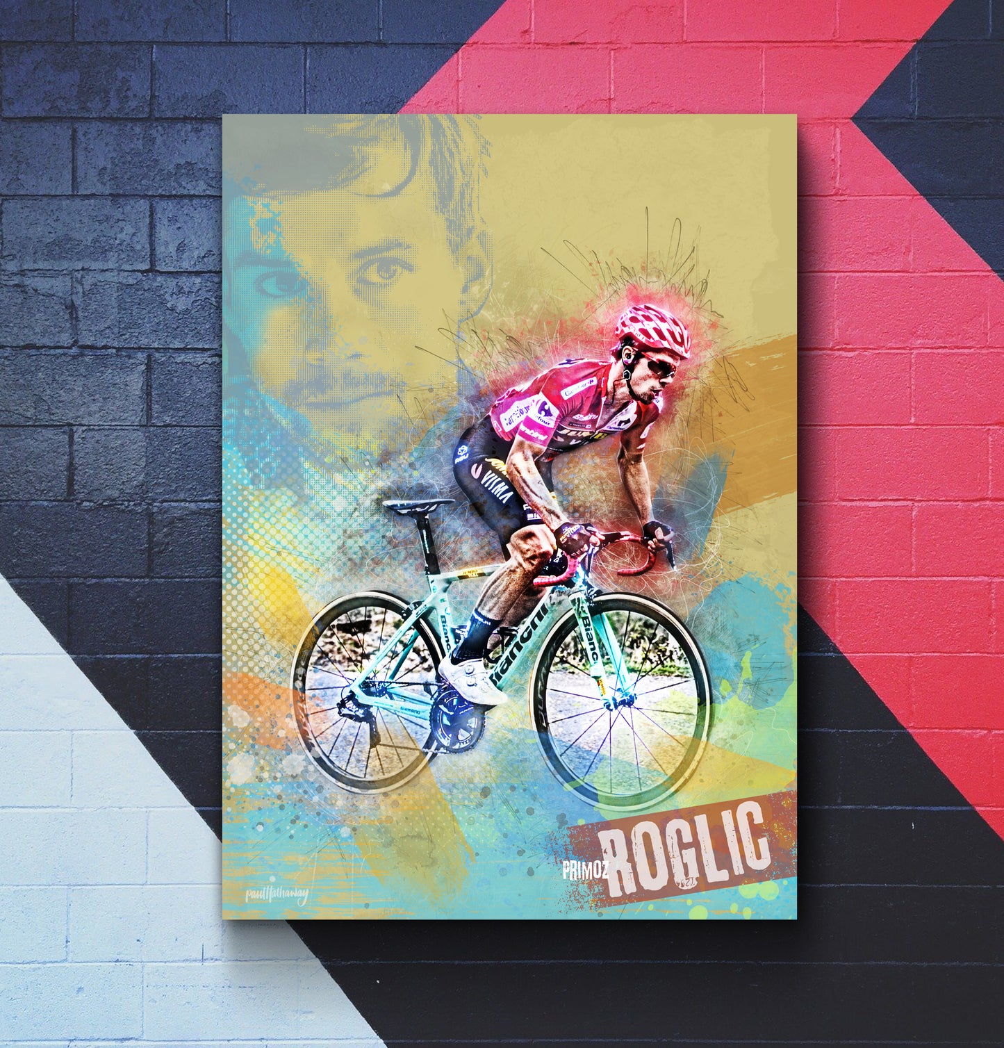 primoz roglic poster print