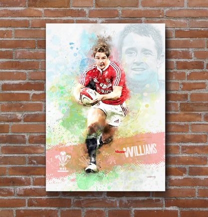 Shane Williams - Welsh Rugby Art Print