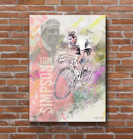 tom simpson canvas art print