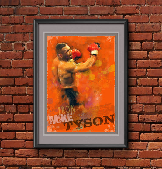 Mike Tyson art print