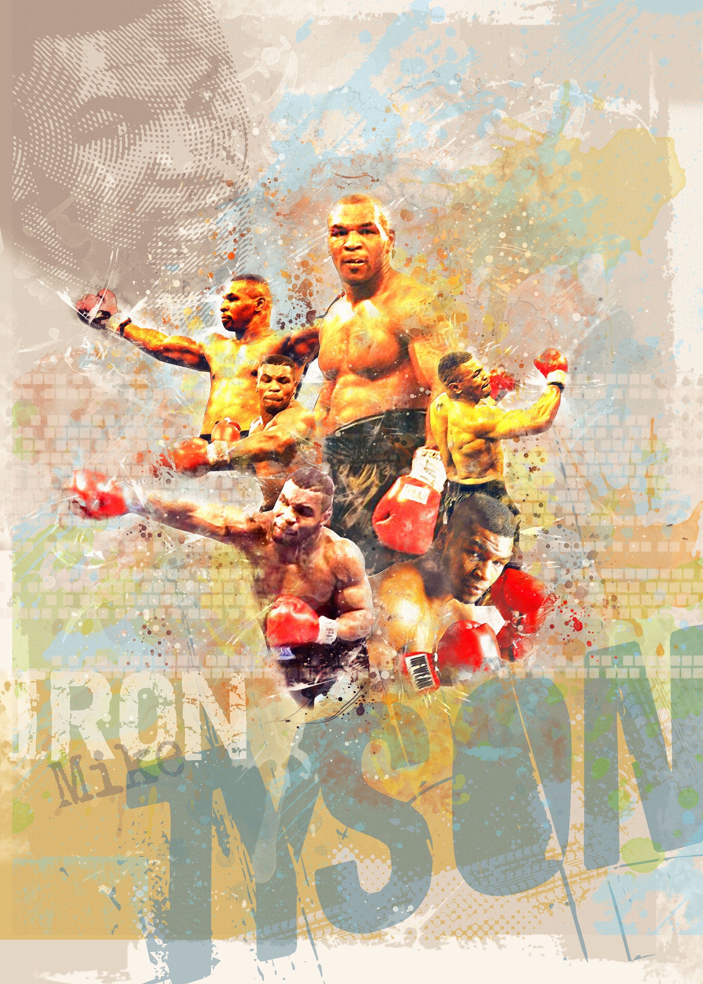 mike tyson poster print
